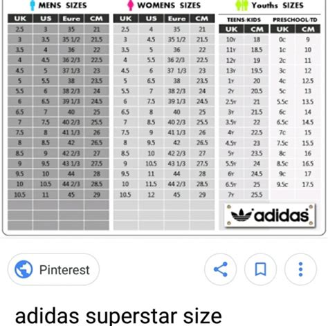 hoe valt maat adidas superstar|adidas superstar size guide.